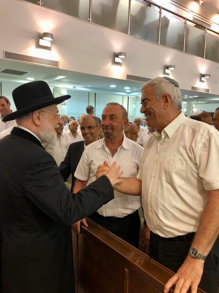 יוסי סדבון והרב לאו